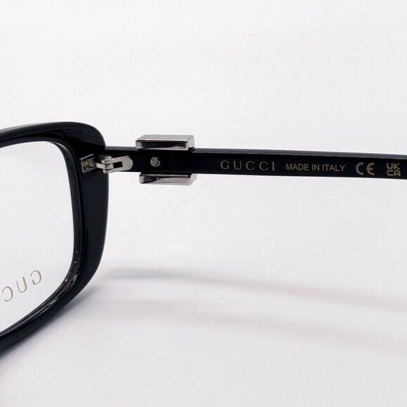 NEW GUCCI GG1685OK 001 BLACK WOMEN EYEGLASSES GUCCI - Picture 8 of 13